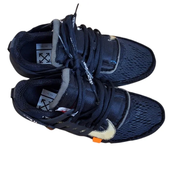 Off White Nike Air Presto Low Black 2018 AA38030-002 - Picture 2 of 8